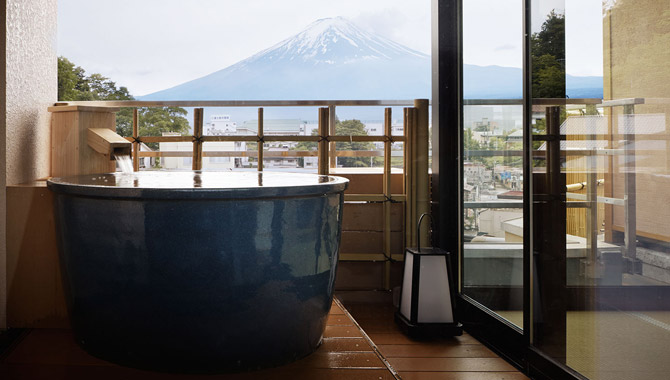 露天風呂付客室（富士山側 12.5畳タイプ）イメージ